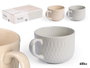 Vessia Tazón Déjeuner Assorti 2 Couleurs Claires 560 ml Céramique 16x9x12 cm (Set de 24)