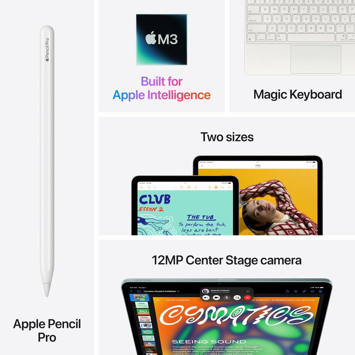 Apple iPad Air M3 (2025) - 11 - Wi-Fi - 1 To - Starlight Apple iPad Air M3 (2025) - 11 - Wi-Fi - 1 To - Starlight