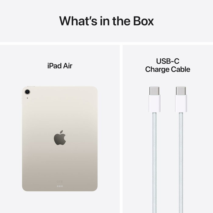 Apple iPad Air M3 (2025) - 11 - Wi-Fi - 1 To - Starlight Apple iPad Air M3 (2025) - 11 - Wi-Fi - 1 To - Starlight