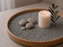 GIFTDECOR Bote Piedra 2-5 mm Metalizada 700g Plata