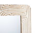 Giftdecor Miroir 60x90 cm Courbes Naturel Blanc