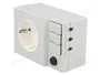 STEGO Prise simple Schuko Type F pour rail DIN avec fusible