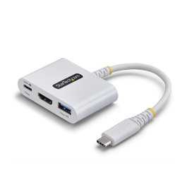 StarTech.com Docking station USB-C vers HDMI 140W Blanc