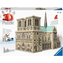Ravensburger - Puzzle 3D Notre-Dame de Paris - Paysage et nature - 216 pièces - À partir de 12 ans