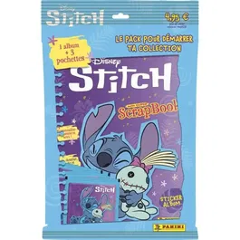 Panini STITCH 2 - Album interactif Mon super scrapbook avec 15 stickers inclus - 32 pages, 192 stickers dont 48 spéciaux - À partir de 3 ans
