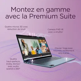 PC Portable Lenovo Yoga Slim 7 14AKP10 - Windows 11 - Écran 14'' OLED - Processeur AMD Ryzen 7 AI 350 - Copilot+ - 32 Go RAM - 1 To SSD - Clavier AZERTY