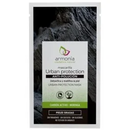 ARMONIA Urban Protection Facial Mask Anti-Polucion 12 sachets - Masque purifiant au charbon végétal et moringa