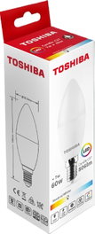 TOSHIBA Bombilla LED C37 E14 7W 4000K ULT.UDS