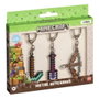 Minecraft assortiment Pack 3 porte-clés (12)