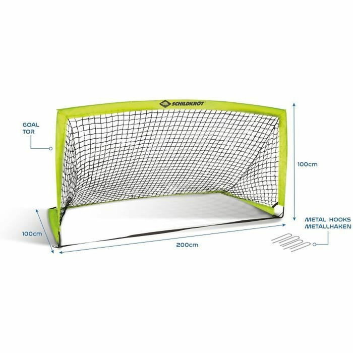 Schildkröt But de football pliable XL Jaune Noir