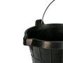 WOLFPACK LINEA PROFESIONAL Seau de Chantier Industriel en Caoutchouc 10 Litres Noir
