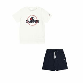 Ensemble de Sport pour Enfants Champion Blanc Blue marine