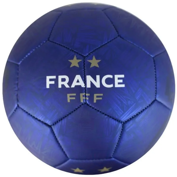 FFF Ballon de football Jersey Home T5 - Bleu - Pour enfants et mixte - Pratique football