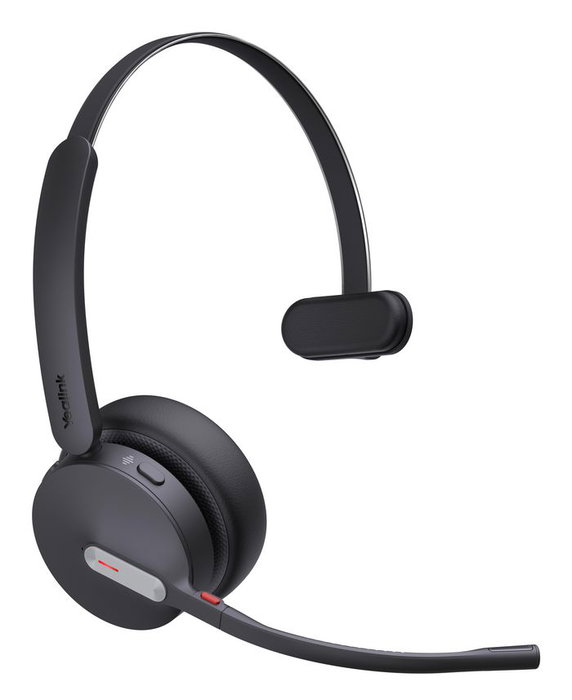 Yealink BH70 - Casque mono Bluetooth USB-C pour UC - Micros 3 MEMS, réduction de bruit, 35h d'autonomie, 20Hz-20kHz, 117 dB SPL, Bluetooth 5.2, Ø 35mm