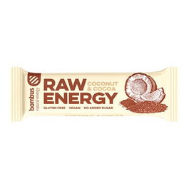 SANTIVERI BOMBUS RAW ENERGY coco-cacao 20 unités