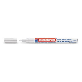 Edding Paint Marker 751 Blanc (4-751049) Marqueur permanent peinture pour surfaces multiples