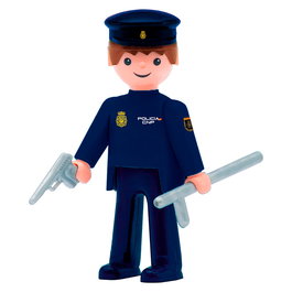 Eleven Force Pokeeto - Figurine Policía Nacional Hombre, Collection Eleven Force, Réf. EF15266, Pour Enfants +3 ans