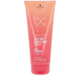 Schwarzkopf BC SUN PROTECT Shampoing 3 en 1 Protecteur Soleil Cheveux et Cuir Chevelu 200 ml