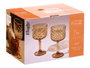 Vivalto Copa Troquelada 480 ml Ambar Verre 10,2 x 19,3 x 10,2 cm (Set de 24)