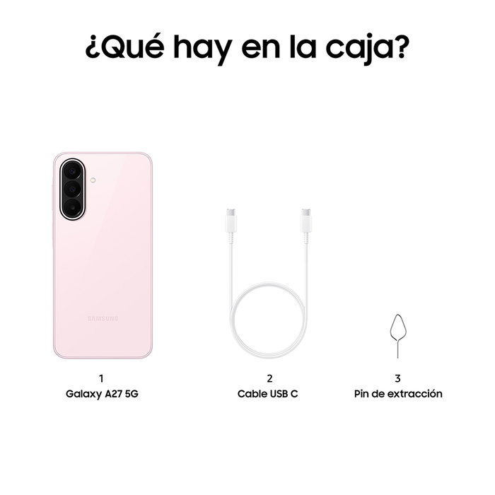 Samsung Galaxy A27 5G 128 Go Rose, 6 Go RAM