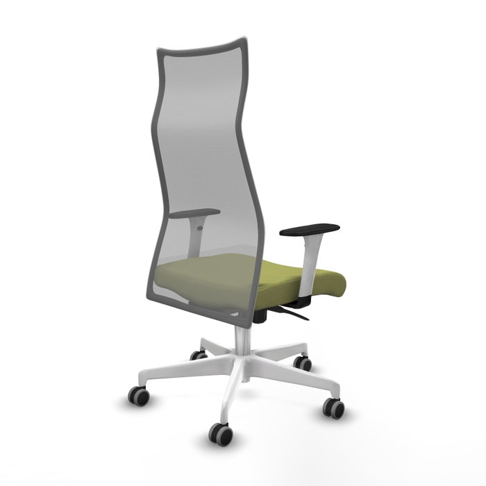 Piqueras y Crespo Chaise de Bureau Albacete Vert Olive et Gris