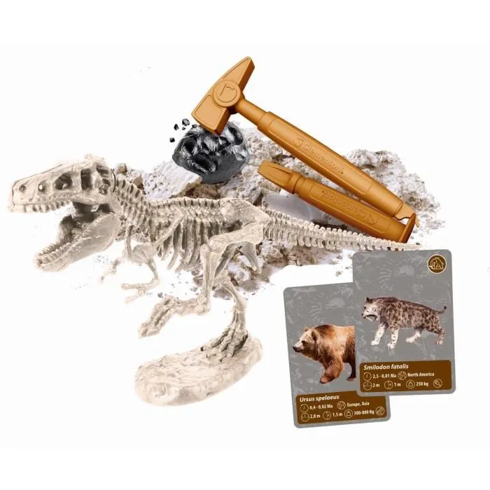 Clementoni - Coffret Scientifique L'Histoire de la Vie sur Terre - Plus de 50 Expériences de Géologie, Volcanologie, Botanique, Paléontologie & Anatomie avec Réalité Augmentée