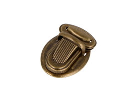 Innspiro Lot de 3 Fermoirs Tupi Ovalés en Acier Or Vieil 34x25 mm
