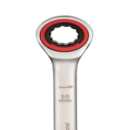 Bosch Professional - Jeu de 5 clés mixtes à cliquet, double embout 12 pans, acier chrome-vanadium trempé, angle de reprise 1° pour espaces exigus