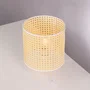Lampe de table en rotin Shakhty SKD-T1009, design naturel boho-chic rétro, douille E27