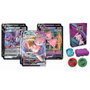 Pokemon - Juego de Cartas - League Battle Deck Mew VMAX en espagnol - Blister avec 2 cartes holographiques Mew V et VMAX, Genesect V, accessoires et code jeu