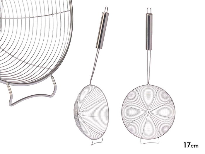 Kinvara Pelle égouttoir en acier 17 cm avec support (Set de 24) Kinvara Pelle égouttoir en acier 17 cm avec support (Set de 24)