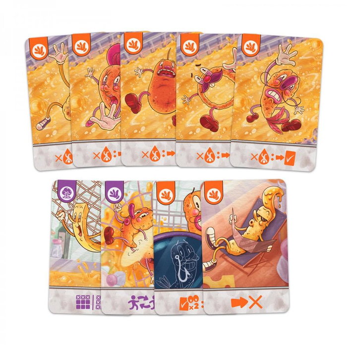 Devir Jeu de Cartes Fritanga – Stratégie pour 2 à 7 Joueurs, Humour et Modes de Jeu Variés
