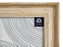 GIFTDECOR Cadre photo effet bois doré 13x18cm