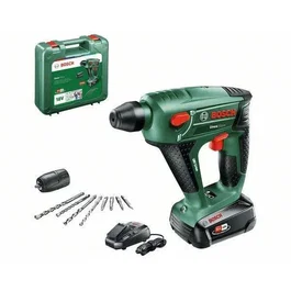 Bosch Uneo Maxx SDS Perforateur sans fil 18V - 0,6J - 1 batterie 2,5 Ah, chargeur AL1830CV, coffret et accessoires