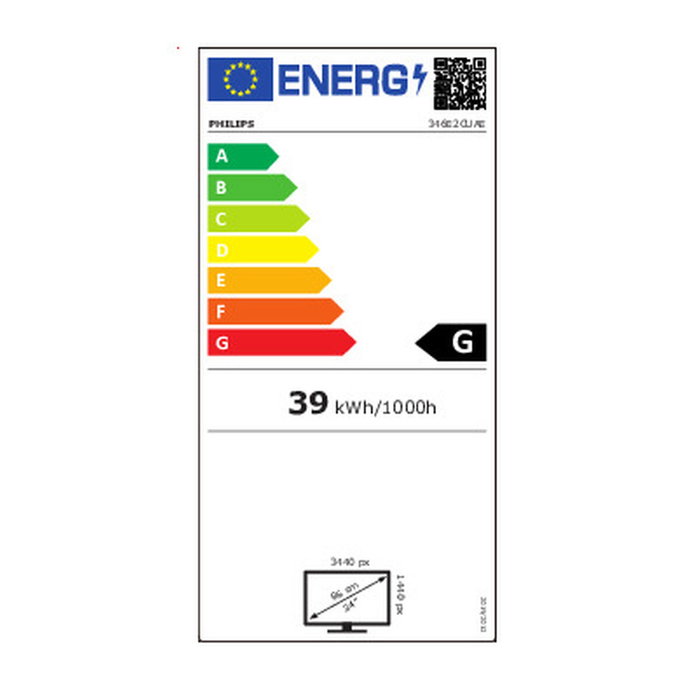 Philips Moniteur E-line 346E2CUAE/00 34 pouces Incurvé UWQHD USB-C Noir Philips Moniteur E-line 346E2CUAE/00 34 pouces Incurvé UWQHD USB-C Noir