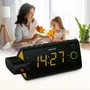 Sencor SRC 330 OU - Radio-réveil Noir avec Projection