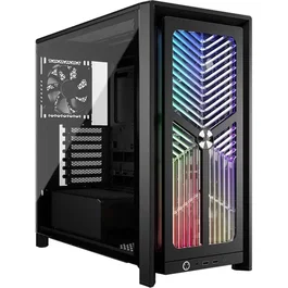 Corsair Boîtier PC FRAME 4000X RS Moyen Tour Noir 4 Ventilateurs RS120 ARGB