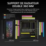 Corsair Boîtier PC FRAME 4000X RS Moyen Tour Noir 4 Ventilateurs RS120 ARGB