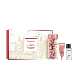 Elizabeth Arden - Set Soin Anti-Âge : Capsules Sérum Ceramide & Retinol 60 pcs + Crème Contour des Yeux 5 ml + Crème Visage Hydratante Renewing 15 ml