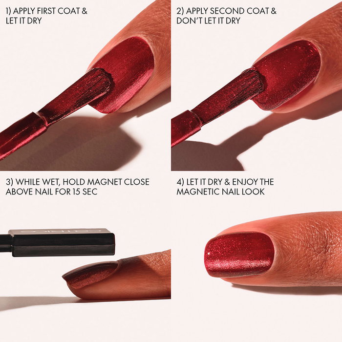 Catrice Vernis à ongles magnétique BOLD MAGNETIC #010-Love At First Pull 10,5 ml, effet 3D bronze métallisé