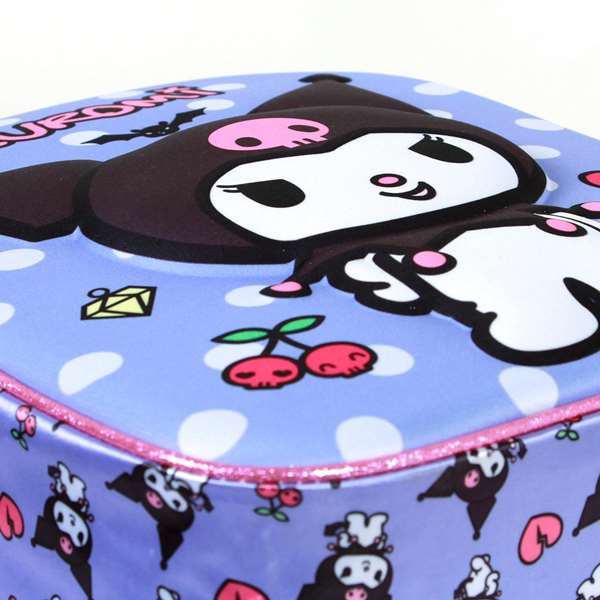 Karactermania Sac à dos Kuromi 3D Elite Rebel pour enfant, design avec relief, dos et bretelles rembourrées, compartiment unique, 30 x 25 x 10 cm Karactermania Sac à dos Kuromi 3D Elite Rebel pour enfant, design avec relief, dos et bretelles rembourrées, compartiment unique, 30 x 25 x 10 cm