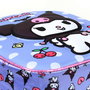 Karactermania Sac à dos Kuromi 3D Elite Rebel pour enfant, design avec relief, dos et bretelles rembourrées, compartiment unique, 30 x 25 x 10 cm
