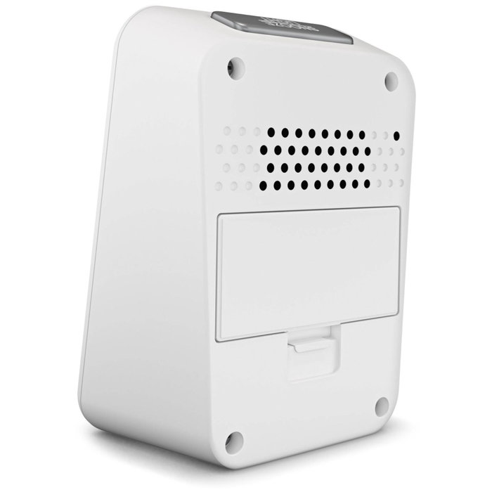 Mebus 25800 Réveil numérique avec contrôle radio et thermomètre blanc Mebus 25800 Réveil numérique avec contrôle radio et thermomètre blanc