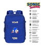 Karactermania Sac à dos Mercury Sonic Action 33 x 23 x 47 cm, grande capacité, compartiment pour ordinateur portable 17 pouces, imperméable