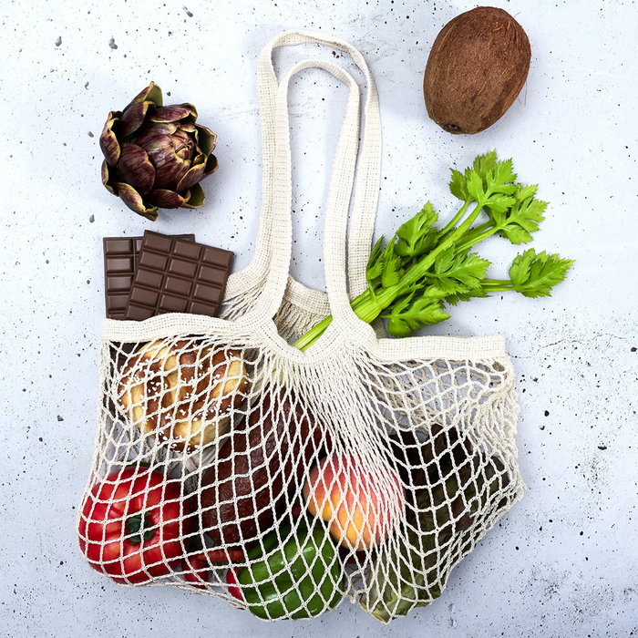Entre Temps Sac de courses en filet 36x35 cm