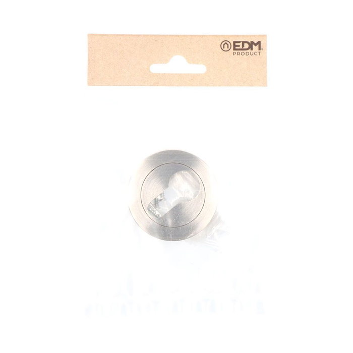 Edm 707 Bocallave pera Aluminium ø 50 mm Niquel satiné - garniture serrure Edm 707 Bocallave pera Aluminium ø 50 mm Niquel satiné - garniture serrure