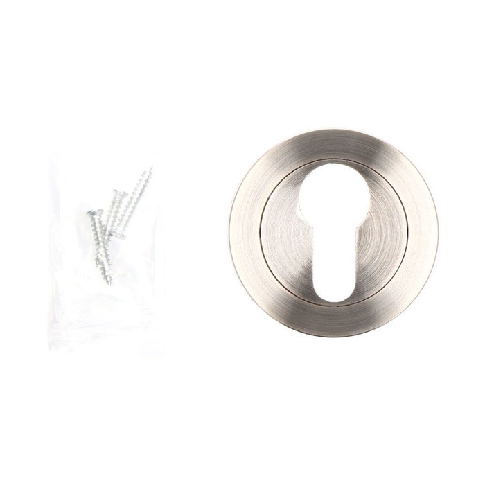 Edm 707 Bocallave pera Aluminium ø 50 mm Niquel satiné - garniture serrure Edm 707 Bocallave pera Aluminium ø 50 mm Niquel satiné - garniture serrure