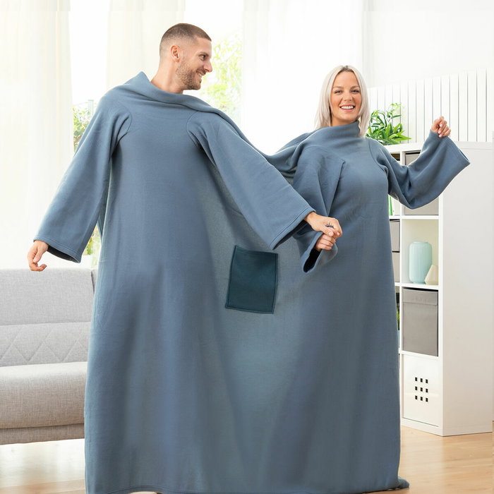 InnovaGoods Couverture à Manche Double Doublanket Beige InnovaGoods Couverture à Manche Double Doublanket Beige