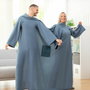 InnovaGoods Couverture à Manche Double Doublanket Beige