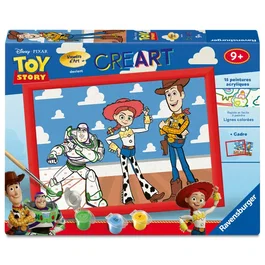Ravensburger CreArt Kids - Kit de Peinture par Numéros Toy Story 18x24 cm - Jeu Créatif à Partir de 9 Ans - Réf. 12023347